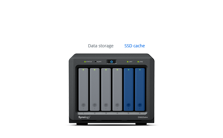 支持 SSD 緩存